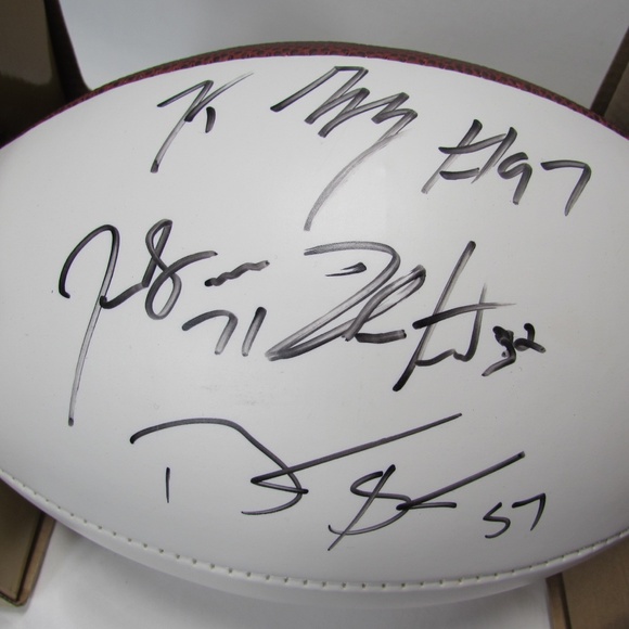 2007 Baltimore Ravens Autographed Football Wilson The Duke Official Size - Picture 2 of 5